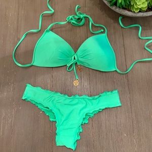 Luli Fama Green Bikini Small